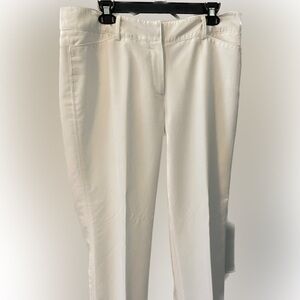 Sharagano Ivory size 14 dress pants polyester, Viscose, Spandex. Like brand New